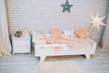 Кроватка для новорожденных Бэби Белый