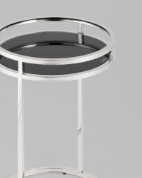 Журнальный стол Гестия 41*60 см серебро