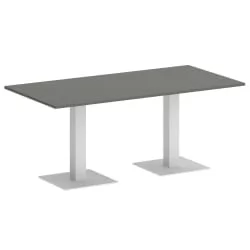 Стол прямоугольный HOME OFFICE VR.SP-5-180.2 Металлик/Белый металл