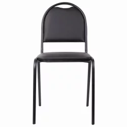 Стул для посетителей РС00Л кожзам Черный