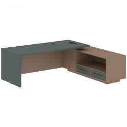 Стол руководителя правый VELION VCT 2319 R Нефрит Кобра