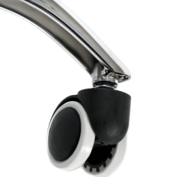 Компьютерное кресло TULIP (mod.106-1) металл/пластик/PU, 58 x 47 x 97см, White (белый) / Chrome (хром)