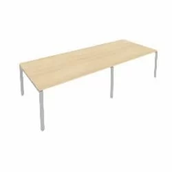 Переговорный стол (2 столешницы) Metal System Б.ПРГ-2.4 Акация/Серый