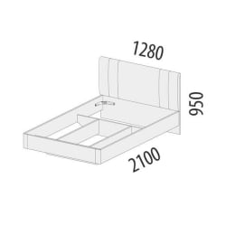 Кровать Николь 901.03