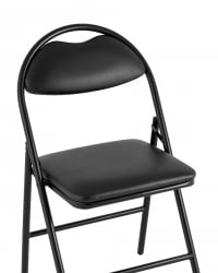 Складной стул Hagen экокожа Черный
