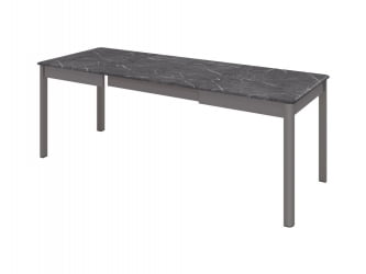 Обеденный стол Орфей 45 Мрамор темный-Оникс