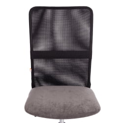 Кресло офисное START флок/ткань, серый/черный, 29/W-11