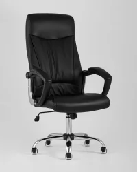 Кресло руководителя ТопЧаирс Товер Черный / TopChairs Tower