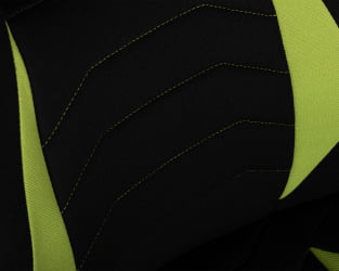 Кресло игровое DOBRIN RICK (черно-светло-зеленый)