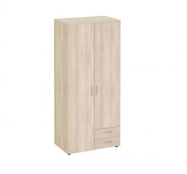 Шкаф для одежды с полками и штангой Альфа 64.105 Дуб Кронберг