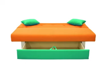 Диван с подушкой MANGO 4 (2 категория) Оранжевый Зеленый