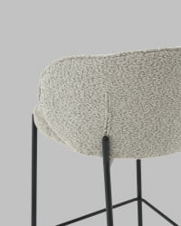 Стул полубарный Тисдейл букле светло-зеленый