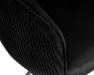 Стул барный DOBRIN DARCY BLACK (черный велюр (1922-21))