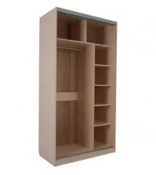 Детский шкафы-купе Рио 2-600 Дуб млечный / Крем