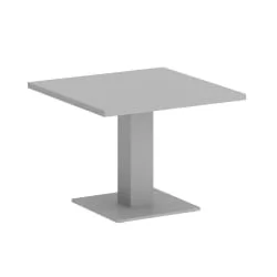 Стол журнальный квадратный HOME OFFICE VR.SP-5-60.2G Серый/Серый металл