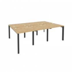 Рабочая станция на П-образном м/к ONIX O.MP-D.RS-6.0.8 Тиквуд Светлый/Антрацит