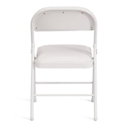 Складной стул FOLDER (mod. 3022G) каркас: металл, сиденье/спинка: экокожа, 46.5 х 47.5 х 79 см, white (белый) / white (белый)