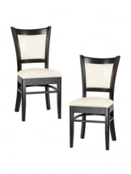 Стул обеденный DOBRIN GARRY (капучино, кремовый) 2 шт