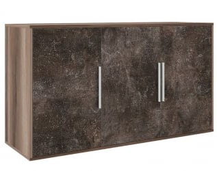 Креденция 3 двери B-TONE BTN36140342 Вяз Бетон темный