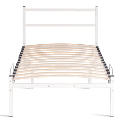 Кровать Marco металл, 90х200см, белый