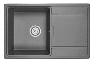 Кухонная мойка GRANULA 7804 Графит