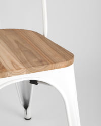 Стул TOLIX WOOD Белый