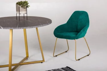 Стул Kent (С) Желт/Линк Золото