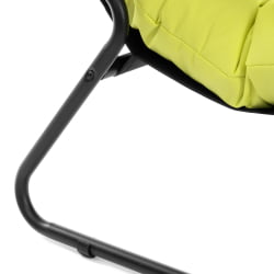 Диван с металлическими ножками Ergo / Эрго рогожка с водоотталкивающей пропиткой, Лайм