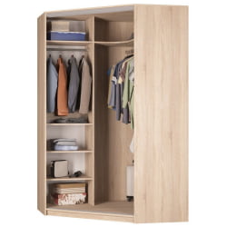 Шкаф-купе YA-230х1400-568-3(Белый-D4D3)