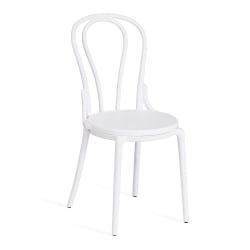 Стул со спинкой THONET (mod. PL62) пластик, 42 x 52 x 89 см, White (Белый) 01
