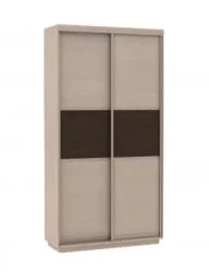 Шкаф-купе двухдверный Экспресс Мини дуб молочный/дуб молочный