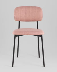 Стул Майло рогожка розовый