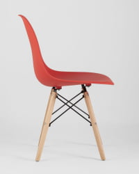 Стул Еамес Стйле ДСВ красный 4 шт. комплект (разборный каркас) / Eames Style DSW