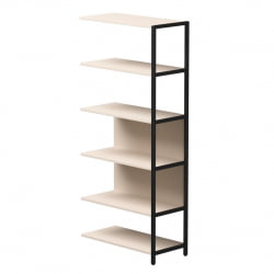 Полустеллаж металлический высокий (приставной) Everprof EVO 254Н009 Кашемир Черный