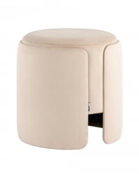 Пуф Taks велюр (молочный)