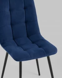 Стул Oliver велюр Темно-синий