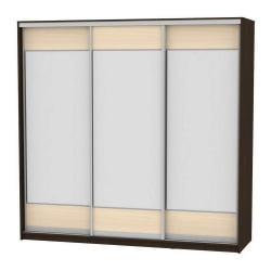 Шкаф-купе B-220х235х60-1(Венге-ДМ-D8D8D8)