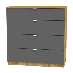 Комод K-93x90x45-1-TR(ДВ-Графит)