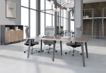 Кабинет для совещаний JAY №5 Дуб Каньон Антрацит