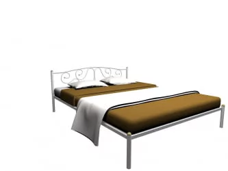 Полутороспальная кровать Ангелина 120х190 Коричневый