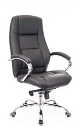 Кресло руководителя Kron M экокожа Черный