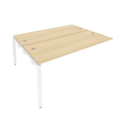 Проходной наборный элемент рабочей станции Метал Сйстем Б.ПРС-СП-2.5 Акация/Белый / Metal System