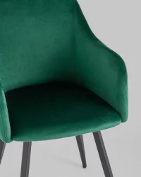 Стул Ника вращающийся велюр Изумрудный