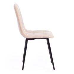 Стул CHILLY MAX ткань/металл, 45 х 54 х 90 см , бежевый 08/черный