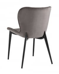 Стул Гамми велюр Темно-серый