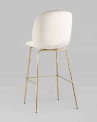 Стул барный Beetle gold Бежевый