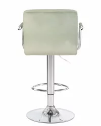 Стул барный DOBRIN KRUGER ARM Мятный велюр MJ9-87