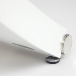 Стол ARNO (mod.EDT-H016) мдф high gloss, закаленное стекло, металл, 120х80х75см, Белый (White)