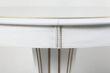 Стол обеденный Орион-5 (d1100) тон 1 с золотой патиной