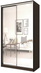 Двустворчатый гардеробный шкаф Хит-23-14-55 Аруба Венге